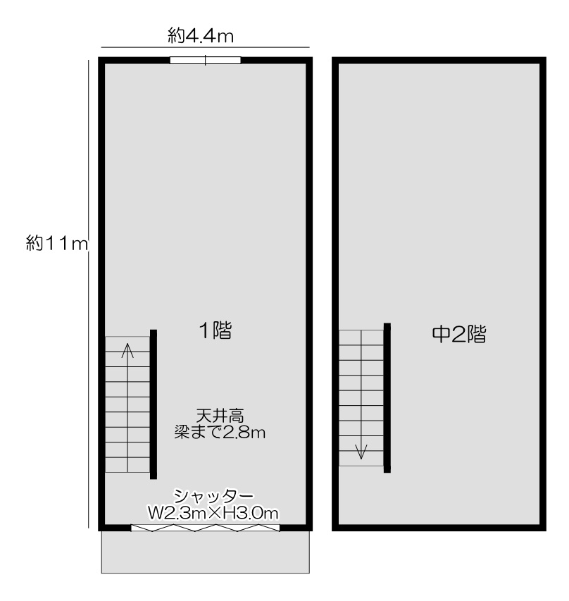 八尾工場104の間取り