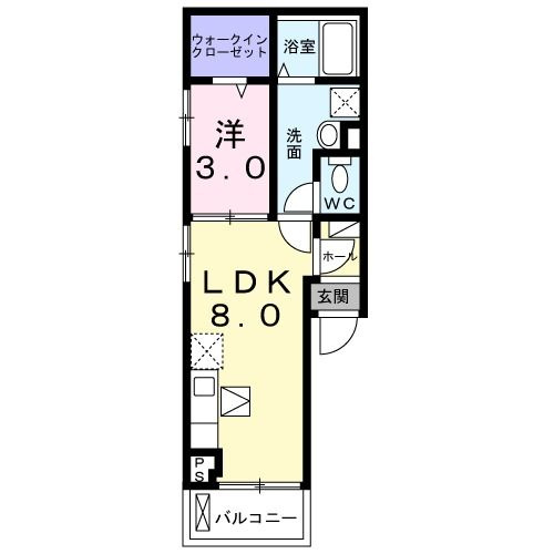 トゥッティ　桜木の間取り