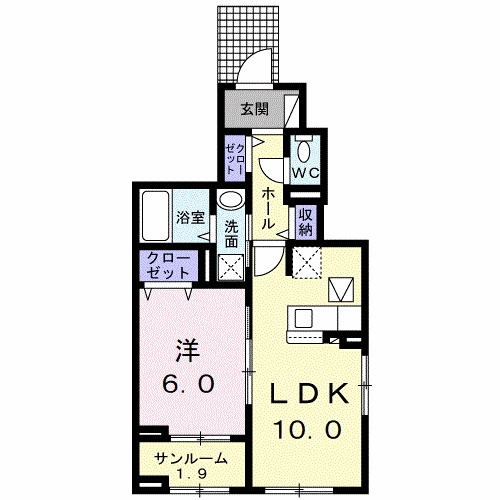 グラン　サウスの間取り|間取図
