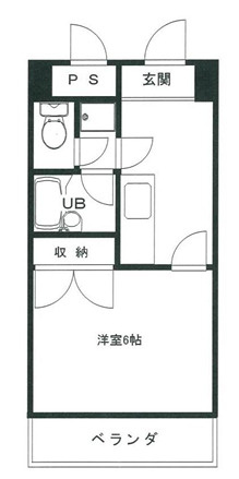 芦屋市呉川町の賃貸マンションの間取り
