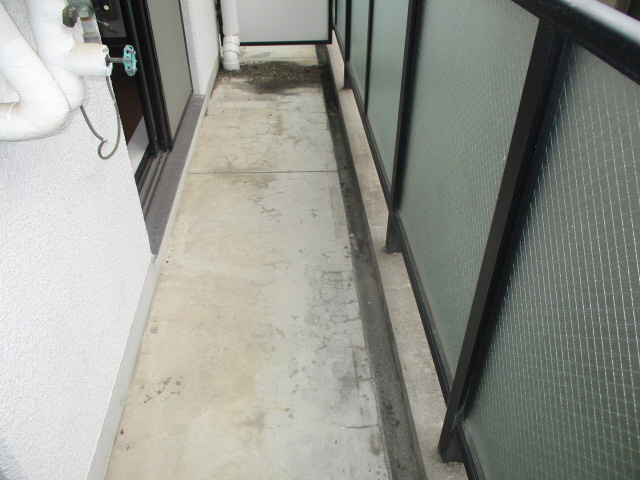 神仙閣マンションのバルコニー