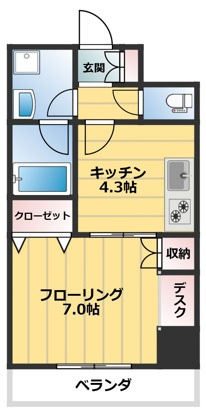 ルナ・パレスの間取り|間取り