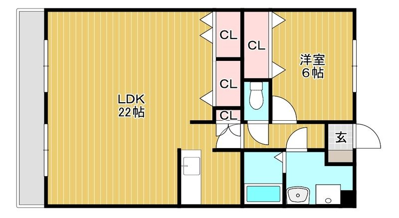 ルネスラシェーズの間取り|使い勝手の良い間取りです♪