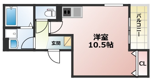 ジュエル八尾安中の間取り
