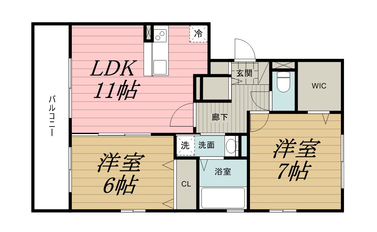 ロイヤル　オークの間取り