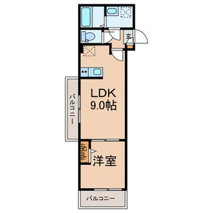【間取り】 | カサグランデⅦ | 間取りです。