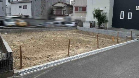 箕面市瀬川２丁目　土地の外観|建築条件なし土地