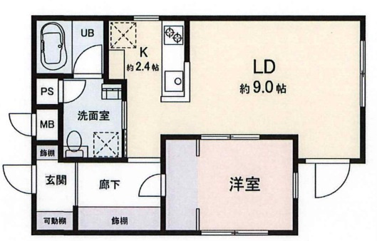TASUKI RICHESSE千石WESTの間取り