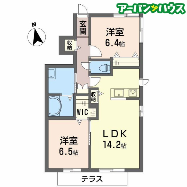 エクラージュBの間取り