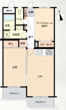日神パレステージ志茂の間取り
