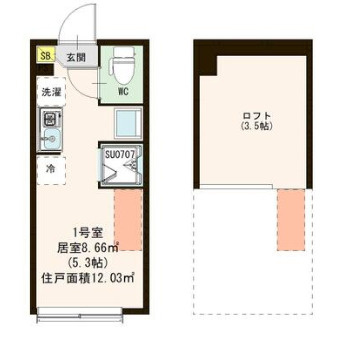 Cozy House 南阿佐ヶ谷の間取り