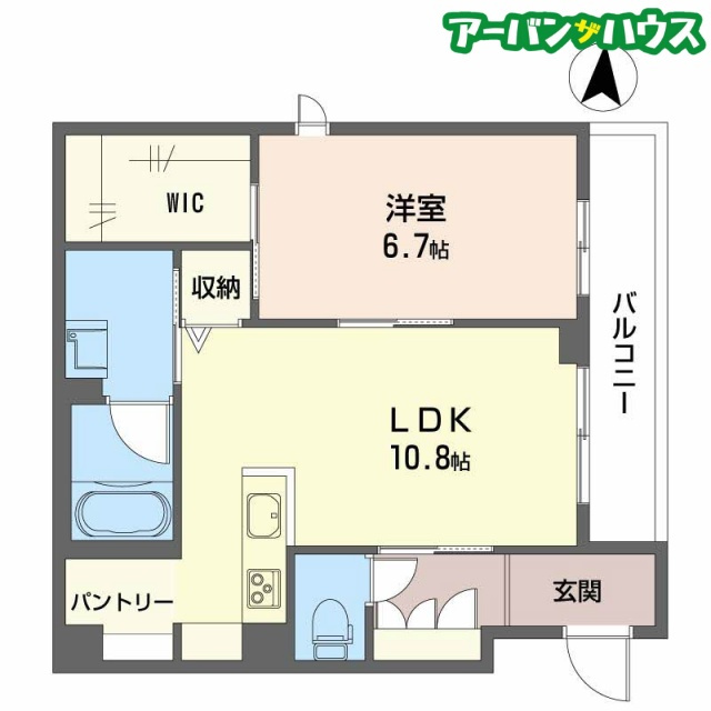 ソレイユコート中仙道の間取り