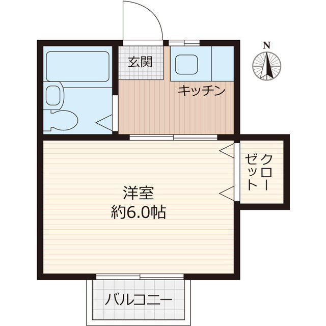 岡野ハイツ三山の間取り