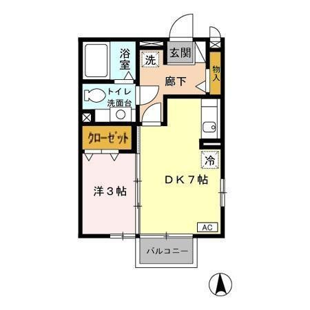 ヘイスティング　Ａの間取り