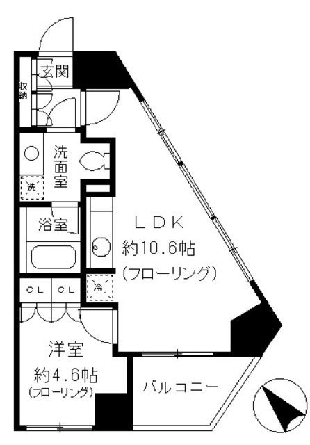 ルフィット神宮北参道の間取り