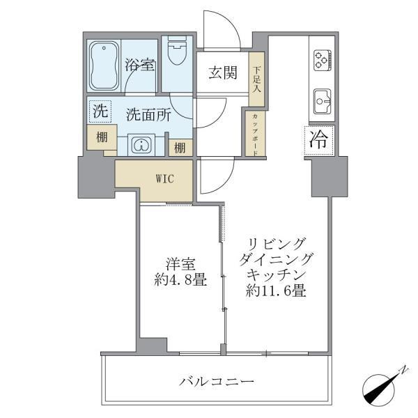 東京ツインパークス　ライトウイングの間取り
