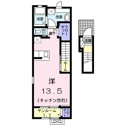 ニューバンブスⅤの間取り