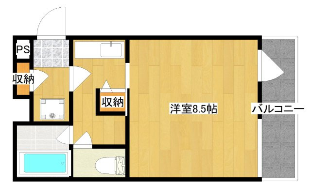 【間取り】 | 大産西公園マンション