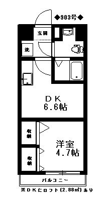 【間取り】 | リバティ高砂六番館