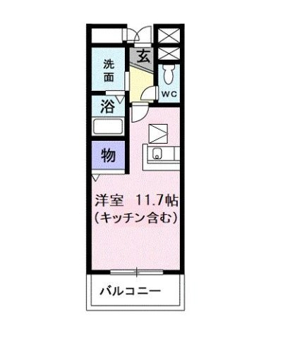 プレステージ大門の間取り