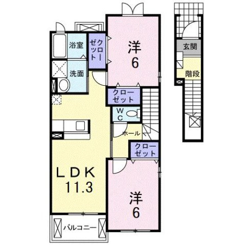 ネオ・シャルム本山の間取り