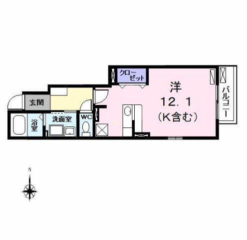 シャイン泉の間取り
