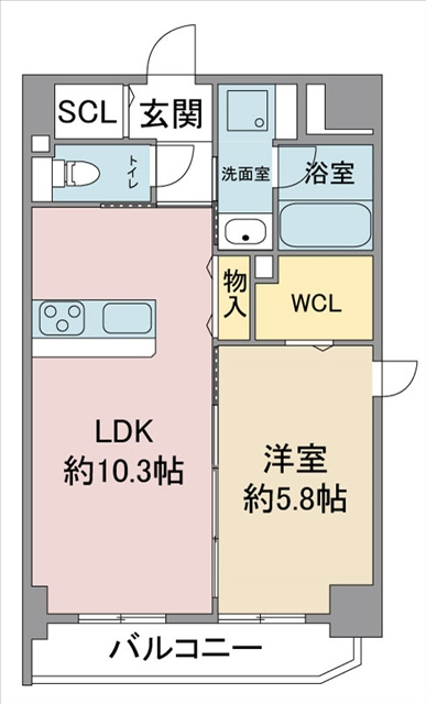 ステーションウエストタワーの間取り