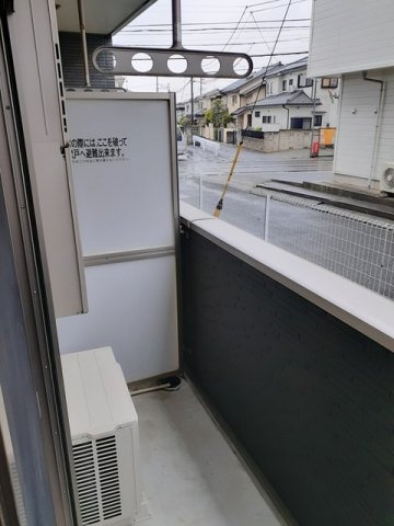 レーヴ習志野のバルコニー