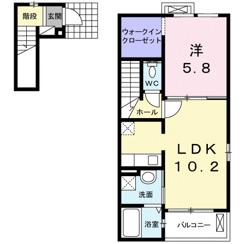 プレーヌ　アージュの間取り