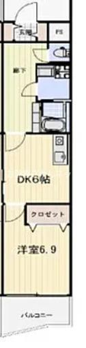 Ai court新三河島【おとり物件なし】#学生・社会人にオススメ！初期費用分割払いOK！の間取り
