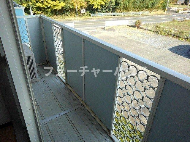 ブルーキャッスルのバルコニー