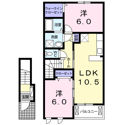 イーストⅠの間取り