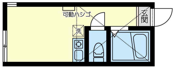 ユナイト中野島オステリアの杜の間取り