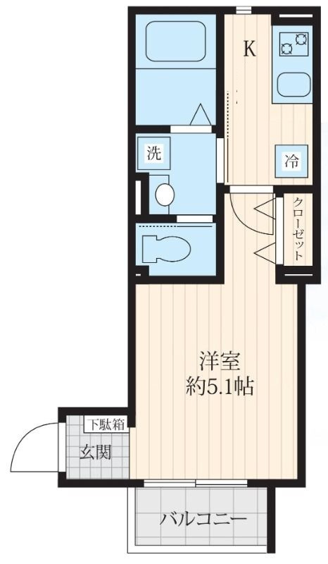 SOUVENIRの間取り|間取りです。
