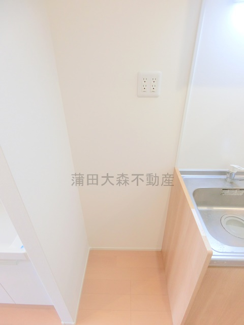 Casa de Paz Kamataのキッチン|冷蔵庫置き場