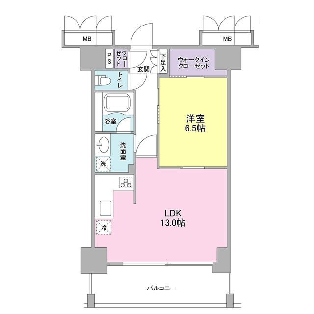 サウンド立石の間取り|間取りです。
