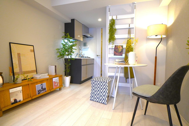 ルフォンプログレ中野坂上の居間・リビング|※写真は同タイプ住戸です。