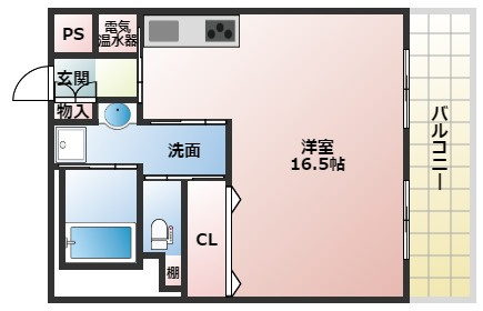 サンリスタ守口の間取り