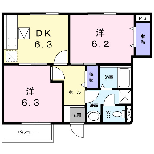 ポップス・Ｆの間取り