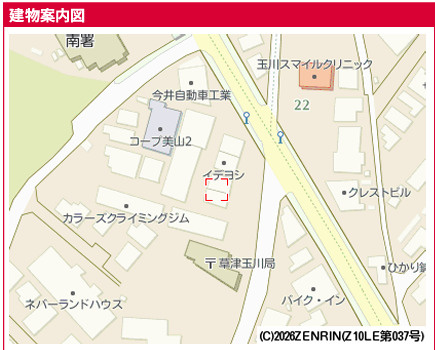 野路９丁⽬倉庫付事務所Ｂの地図