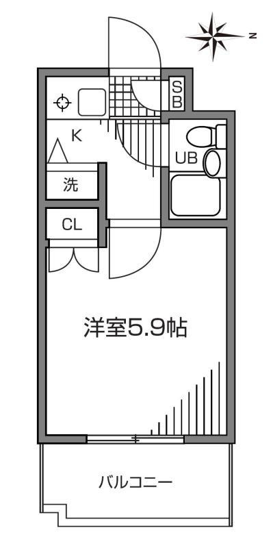 ジョイフル多摩川の間取り|間取り図