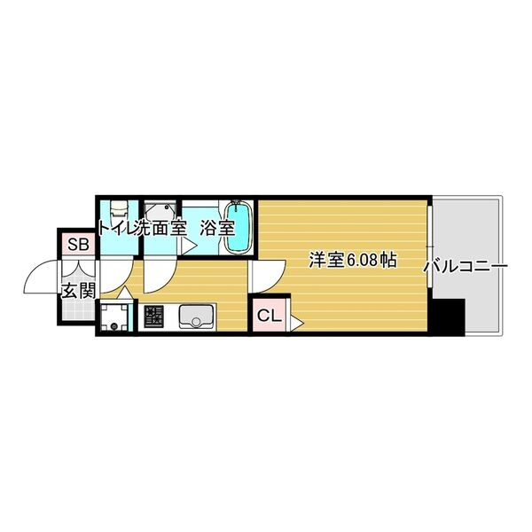 THE GARNET SUITE RESIDENCE 京都駅南の間取り