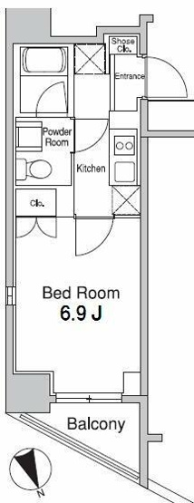 【間取り】 | プラウドフラット蒲田Ⅱ | 間取り