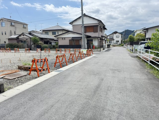 静岡市　葵区　北安東4丁目　全4区画　分譲地　②の前面道路含む現地写真