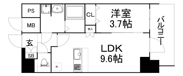 【間取り】 | プレサンス天王寺ノースヴィアーレ