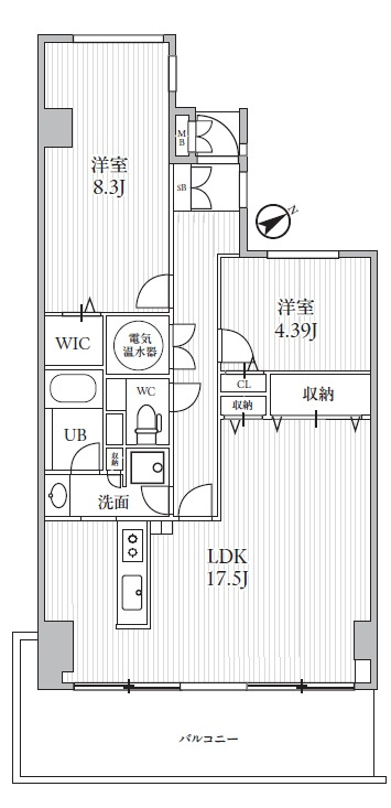ＴＬＲレジデンス磯子駅前の間取り