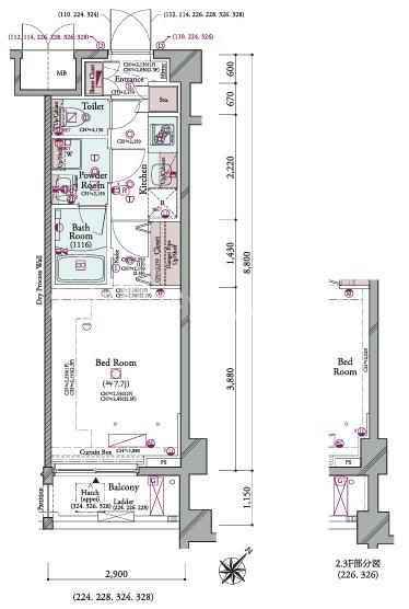 プラシア蒲田 ＴＨＥ ＧＲＡＮＤ ＲＥＳＩＤＥＮＣＥの間取り