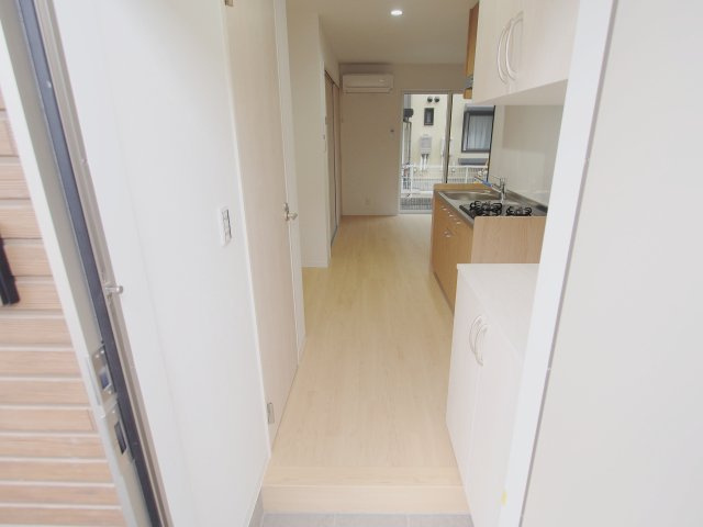 レユシール海田の玄関