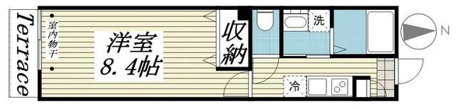 フラット柏の間取り
