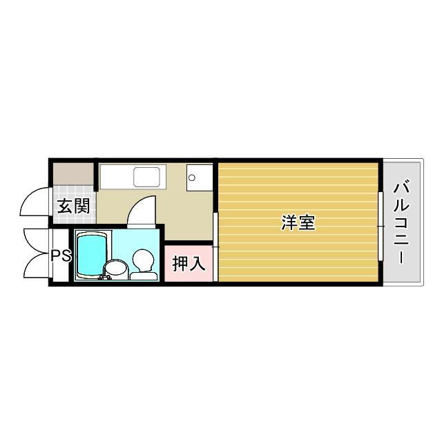 スカイブルーの間取り